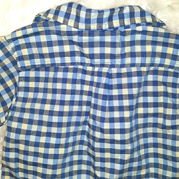 NWOT The Original BEN SHERMAN toddler boy Button Down Plaid Shirt~18mo. - Picture 9 of 13
